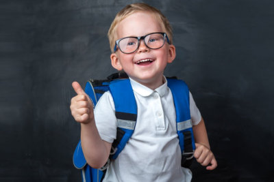 boy giving thumbs up