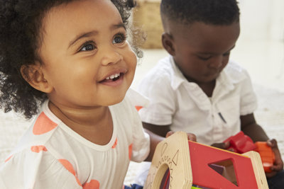 children playing with toys