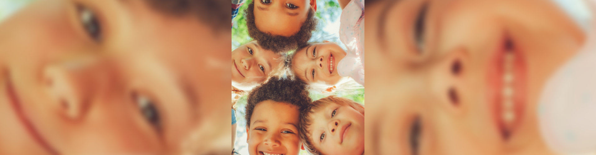 kids smiling